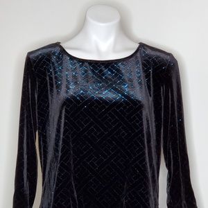 Notations black blue sparkle PXL